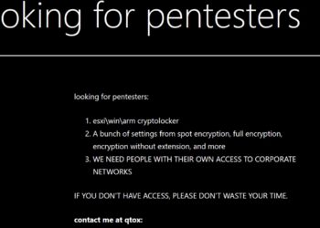 MedusaLocker ransomware group is looking for pentesters